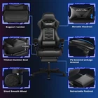 ELECWISH Gaming Chair Ergonomic Computer Office Chair Recliner Swivel Seat